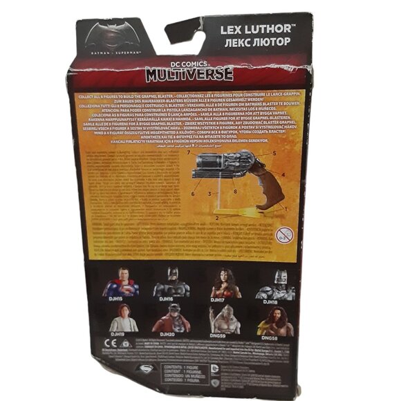 DC Comics Multiverse Batman V Superman Lex Luther Figure 6" Box Damage - Picture 2 of 2